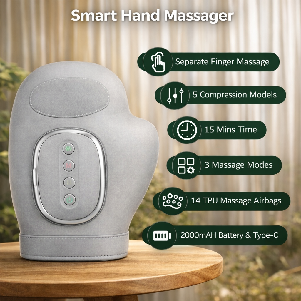 Mentallic™ Air Compression Hand Massager
